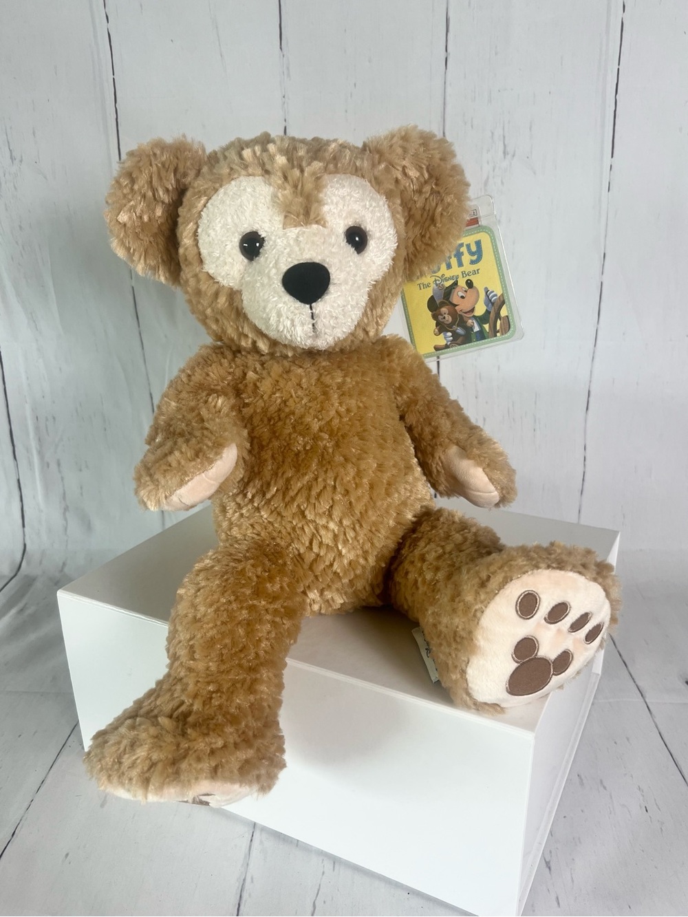Disney Tokyo DisneySea Duffy the Disney Bear 16" Tan Plush Stuffed Toy with tags